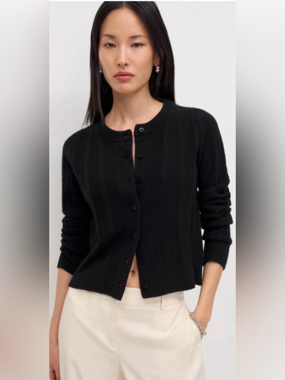Reformation Hannah crew cardigan